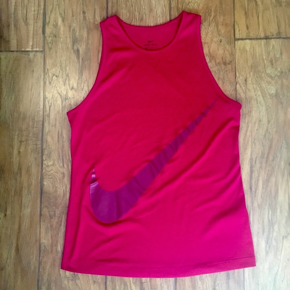 Nike Burgundy Muscle Tee